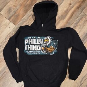 Black Philly Thing Hoodie Large 8/10